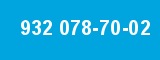 932 078-70-02 932 078-70-02